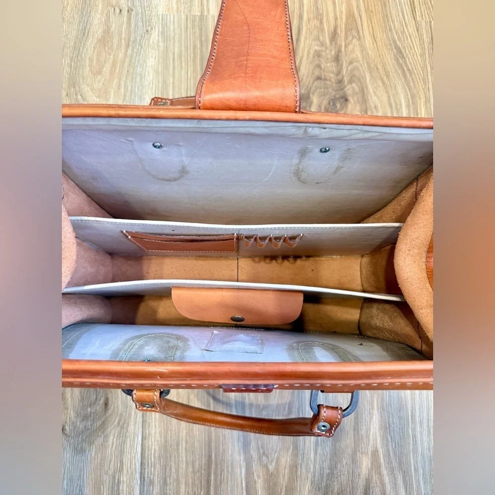 Guillermo Londoño Leather Doctor Style Satchel Briefcase